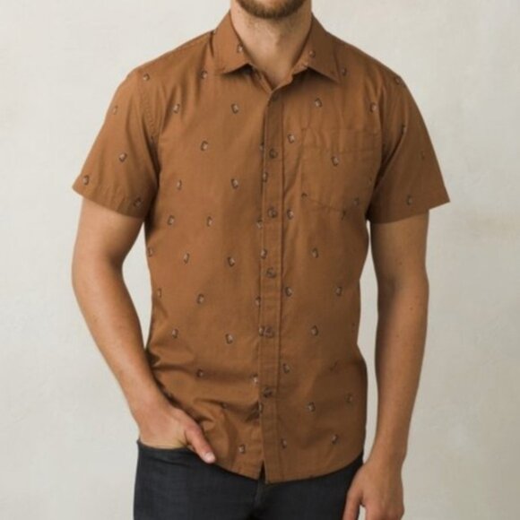Prana Broderick Carabiner Printed Button Down - Picture 4 of 7